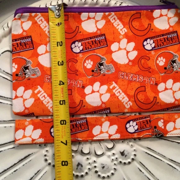 CLEMSON Tigers BAG & KEYCHAIN - Picture 6 of 7